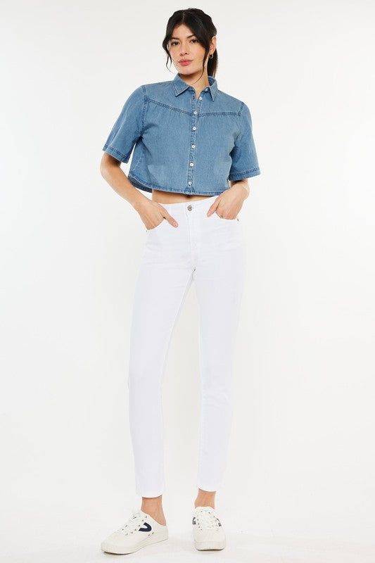 KanCan High Rise Ankle Skinny Jeans us.meeeshop - Pants