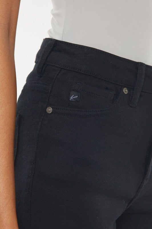 KanCan High Rise Black Denim Shorts us.meeeshop - 