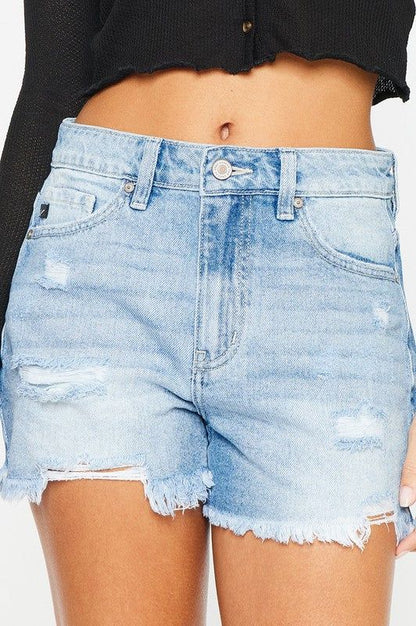 KanCan High Rise Denim Shorts us.meeeshop - 