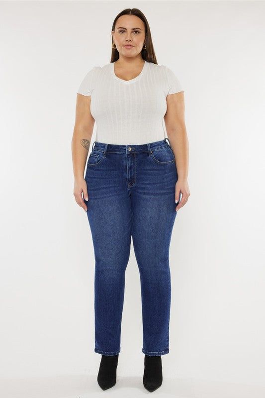 KanCan Plus Open Pack Slim Straight Jeans us.meeeshop - 