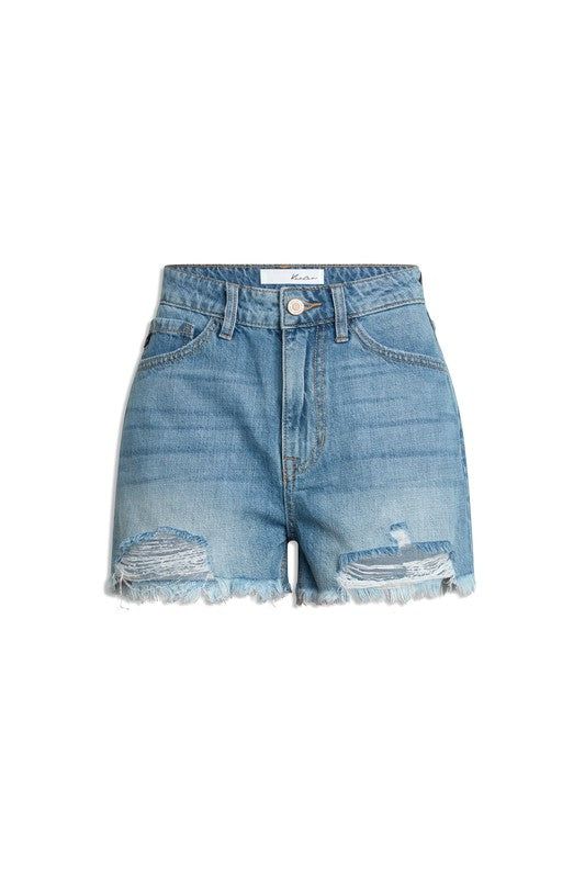 KanCan USA | High Rise Denim Shorts Jeans us.meeeshop - 