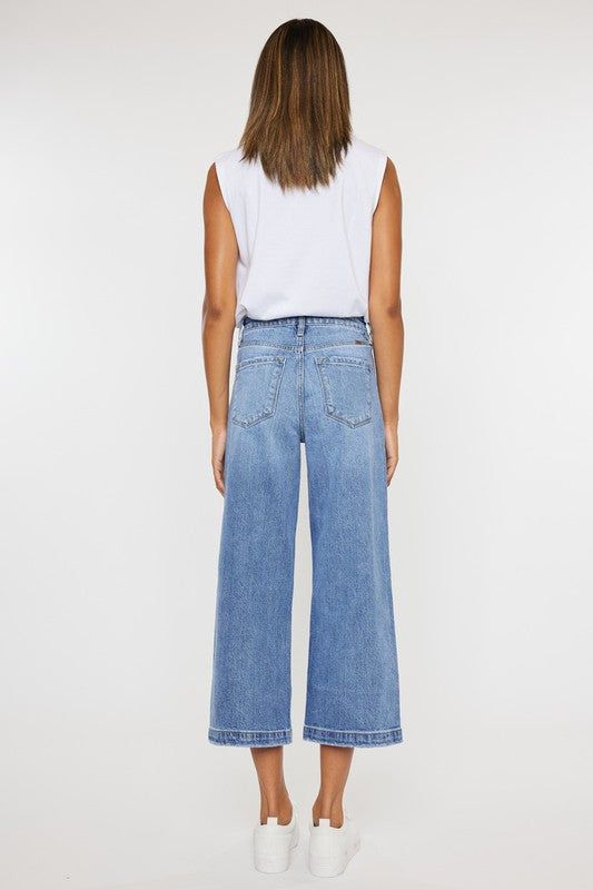 KanCan Ultra High Rise Wide Jeans Pants us.meeeshop - 