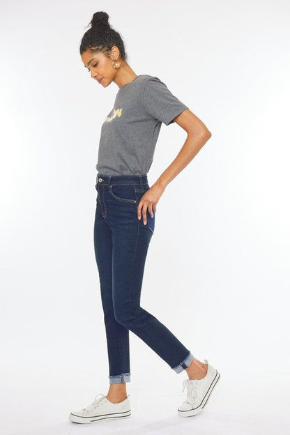 KanCan High Rise Cigarette Jeans - us.meeeshop