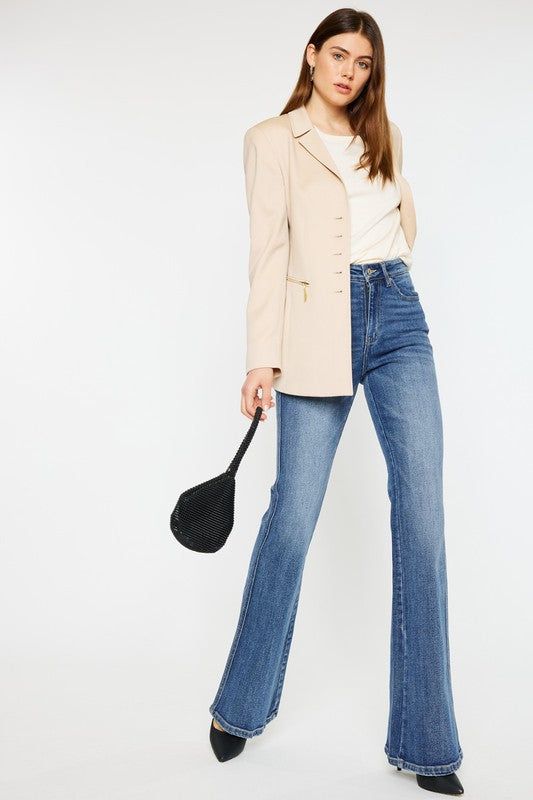 Women's KanCan High Rise Flare Jeans - us.meeeshop