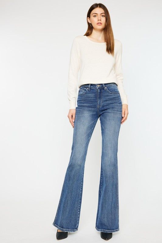 Women's KanCan High Rise Flare Jeans - us.meeeshop