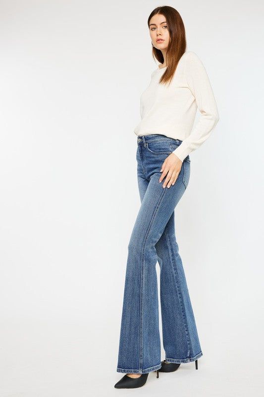 Women's KanCan High Rise Flare Jeans - us.meeeshop