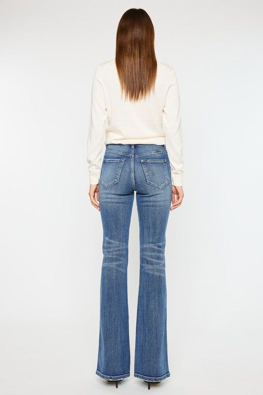 Women's KanCan High Rise Flare Jeans - us.meeeshop