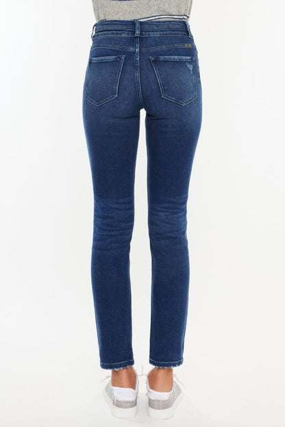 Kancan High Rise Slim Straight Jeans us.meeeshop - 