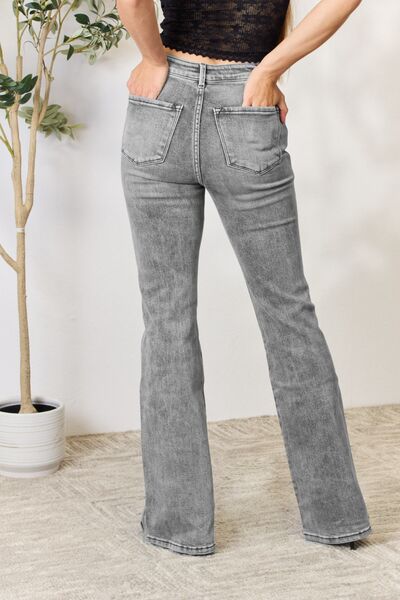 Kancan High Waist Slim Flare Jeans | us.meeeshop