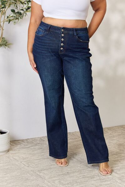 Women's Kancan Mid Rise Flare Jeans - us.meeeshop