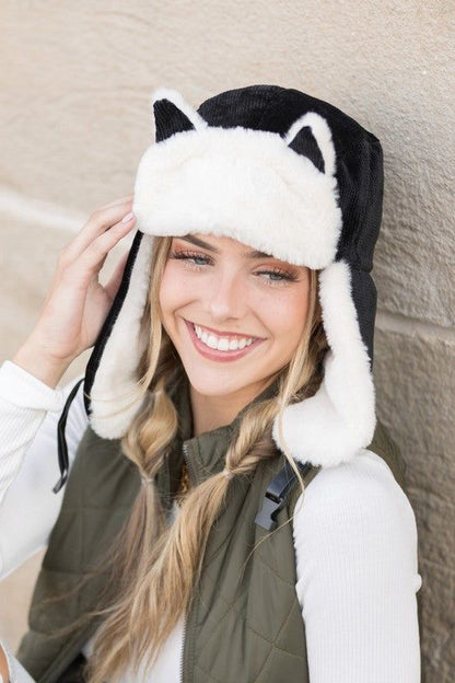 Kitten Ear Trapper Hat us.meeeshop - 