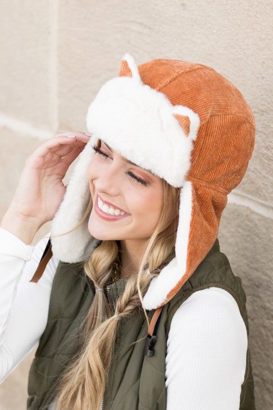 Kitten Ear Trapper Hat us.meeeshop - 