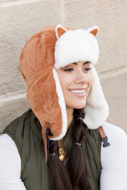 Kitten Ear Trapper Hat us.meeeshop - 