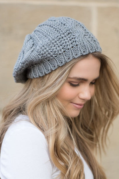 Knit Slouchy Beret | us.meeeshop