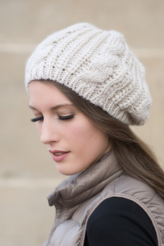 Knit Slouchy Beret | us.meeeshop