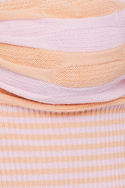 LE LIS | Halter Neck Sweater Crop Top | us.meeeshop