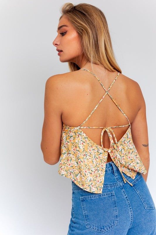 LE LIS | Open Back Cami Top us.meeeshop - 