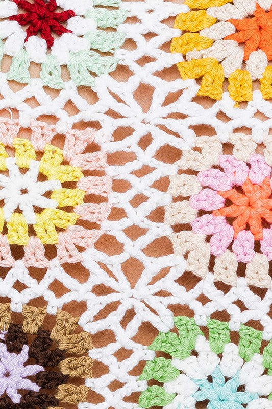 LE LIS | Sleeveless Multi Crochet Top | us.meeeshop