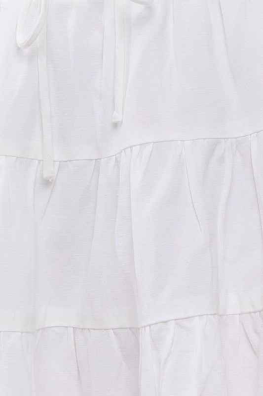 LE LIS | Smocking Waist Flare Skirt us.meeeshop - 