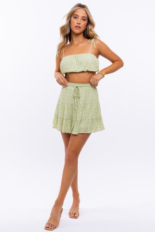 LE LIS | Tiered Mini Skirt us.meeeshop - 