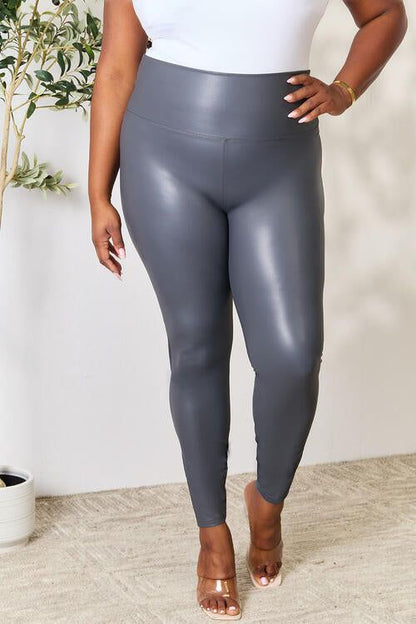 LOVEIT Wide Waistband High Waist Leggings us.meeeshop - 