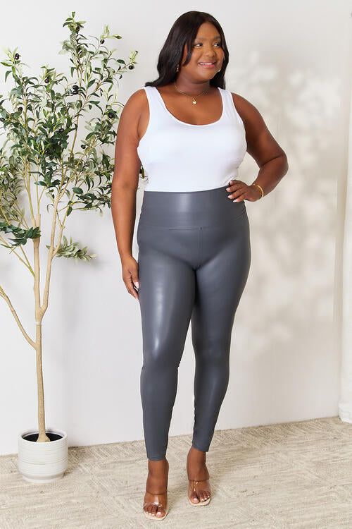 LOVEIT Wide Waistband High Waist Leggings us.meeeshop - 