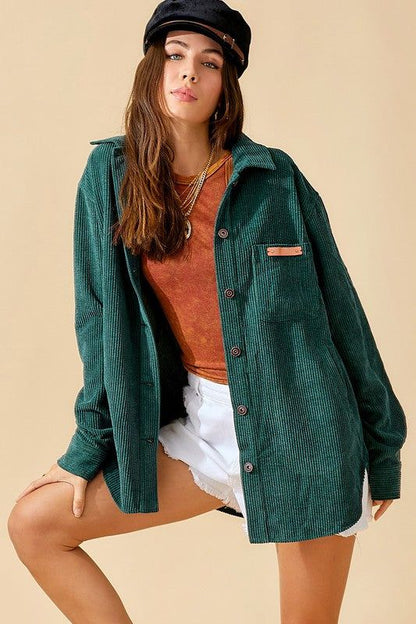 La Miel Madera Shacket us.meeeshop - 