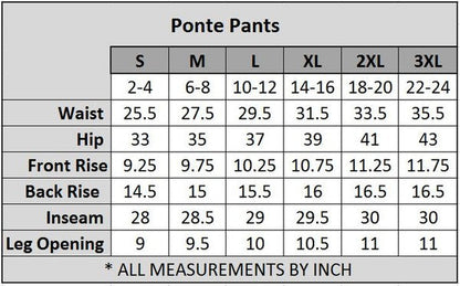 Lady's Ponte Pants us.meeeshop - 