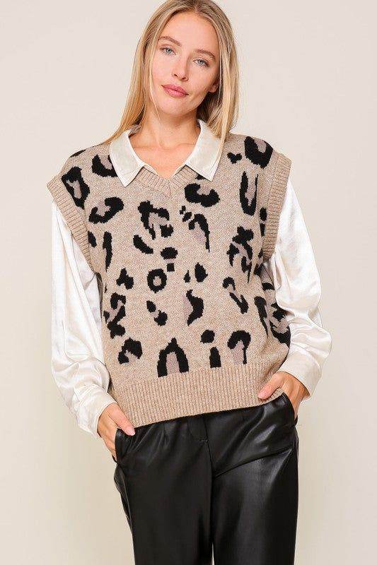 Leopard Vest - us.meeeshop