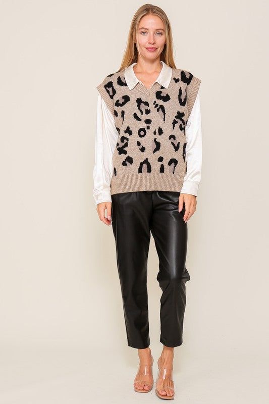 Leopard Vest - us.meeeshop