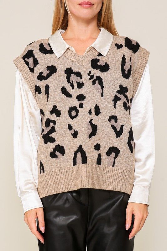 Leopard Vest - us.meeeshop