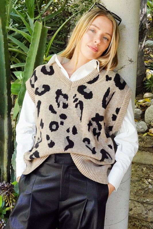 Leopard Vest - us.meeeshop