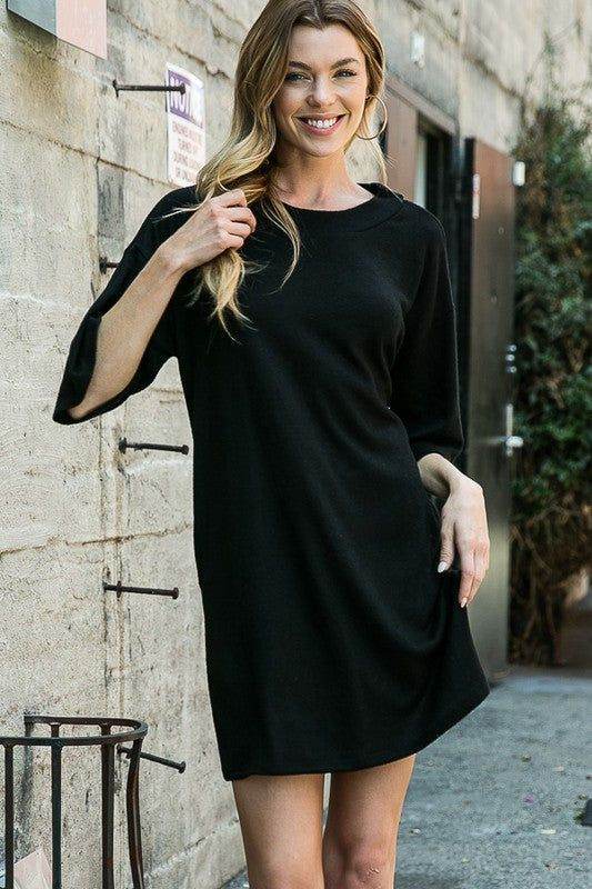 Light Sweater Dress - us.meeeshop