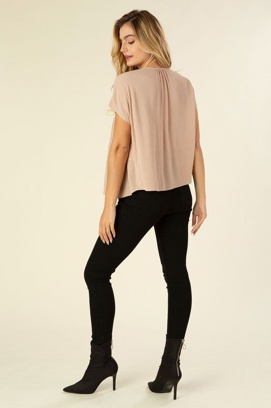 Lilou | A line tiered blouse us.meeeshop - 