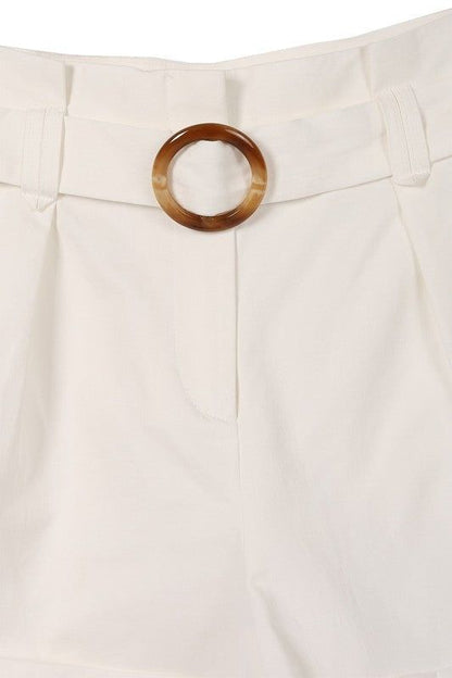 Lilou Belted Shorts us.meeeshop - 