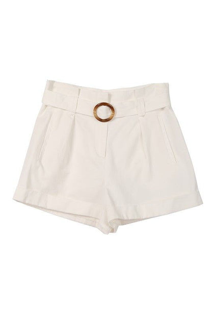 Lilou Belted Shorts us.meeeshop - 