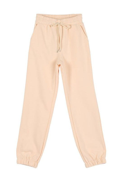 Lilou | Cream sweat jogger pant us.meeeshop - Activewear