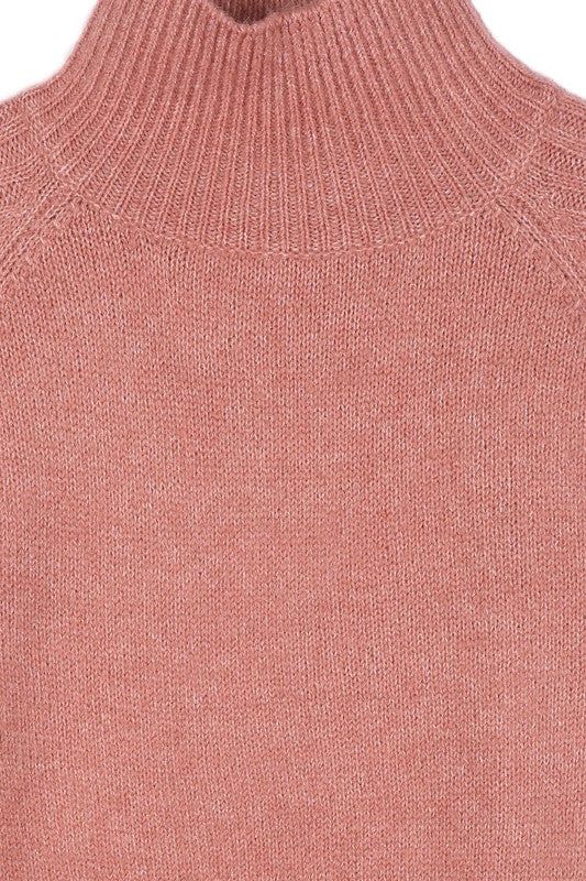 Lilou Crop mock neck sweater us.meeeshop - 