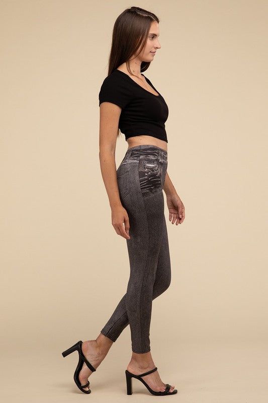 Lilou Denim Leggings us.meeeshop - 