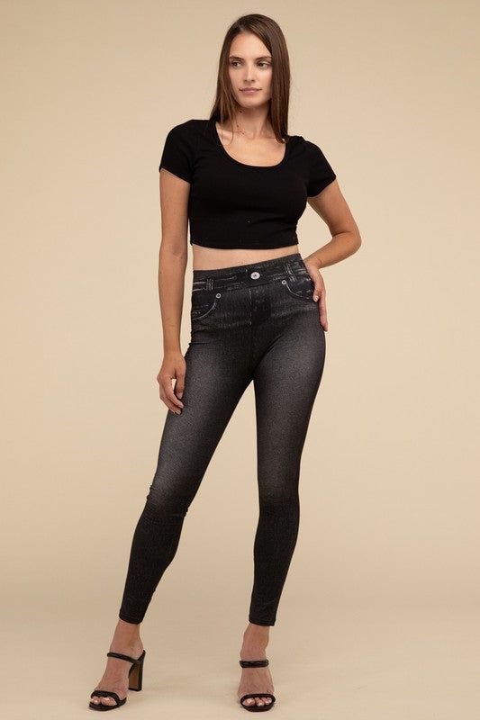 Lilou Denim Leggings us.meeeshop - 