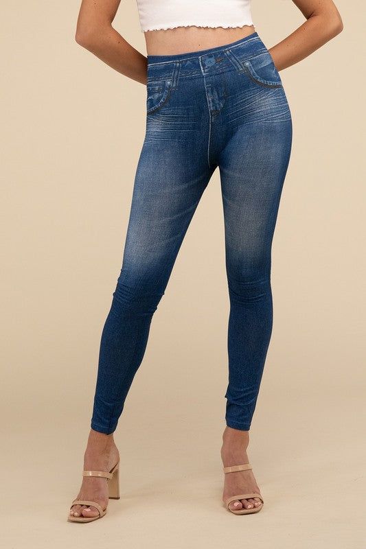 Lilou Denim Leggings us.meeeshop - 