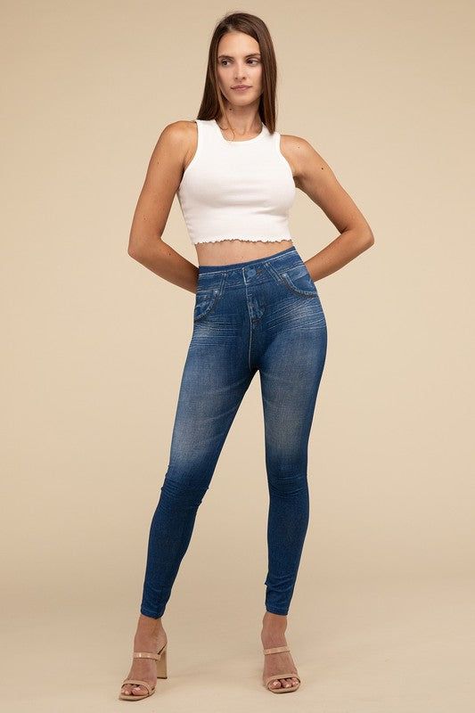 Lilou Denim Leggings us.meeeshop - 