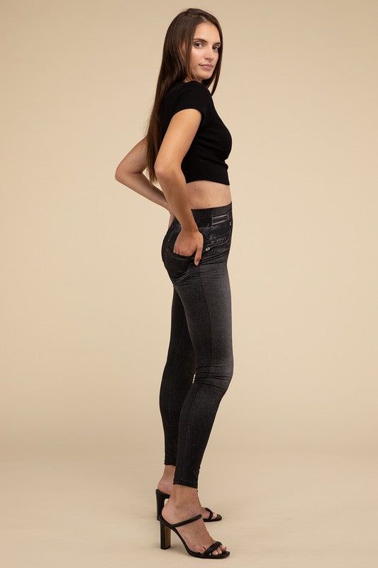 Lilou Denim Leggings us.meeeshop - 