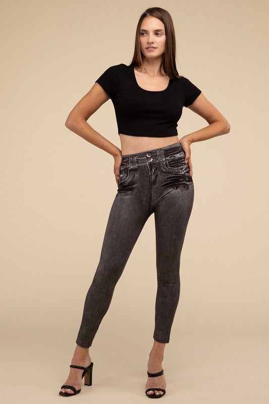 Lilou Denim Leggings us.meeeshop - 