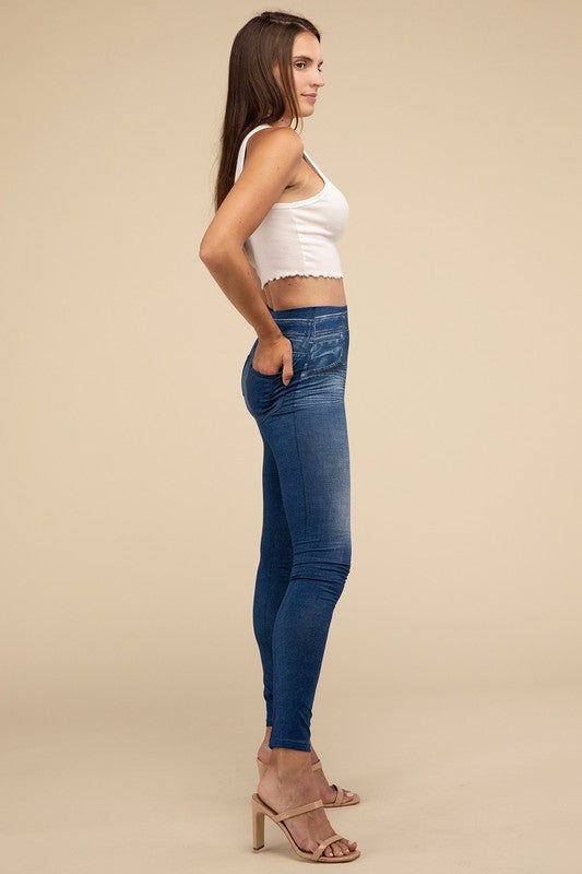 Lilou Denim Leggings us.meeeshop - 