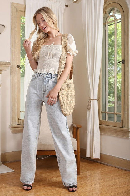 Lilou Denim Pant us.meeeshop - Pants