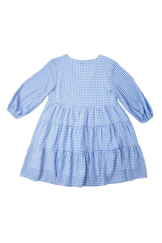 Lilou Gingham checked tiered dress us.meeeshop - 