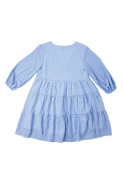 Lilou Gingham checked tiered dress us.meeeshop - 