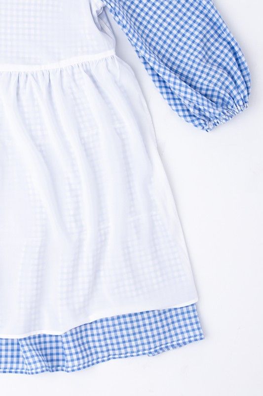 Lilou Gingham checked tiered dress us.meeeshop - 