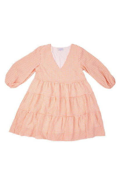 Lilou Gingham checked tiered dress us.meeeshop - 